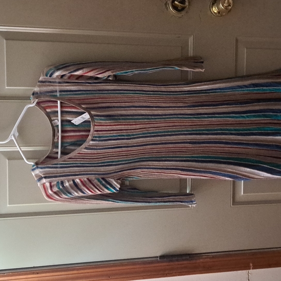 C Est. 1946 by Cato Multi-color Striped Flattering Dress - Picture 4 of 8